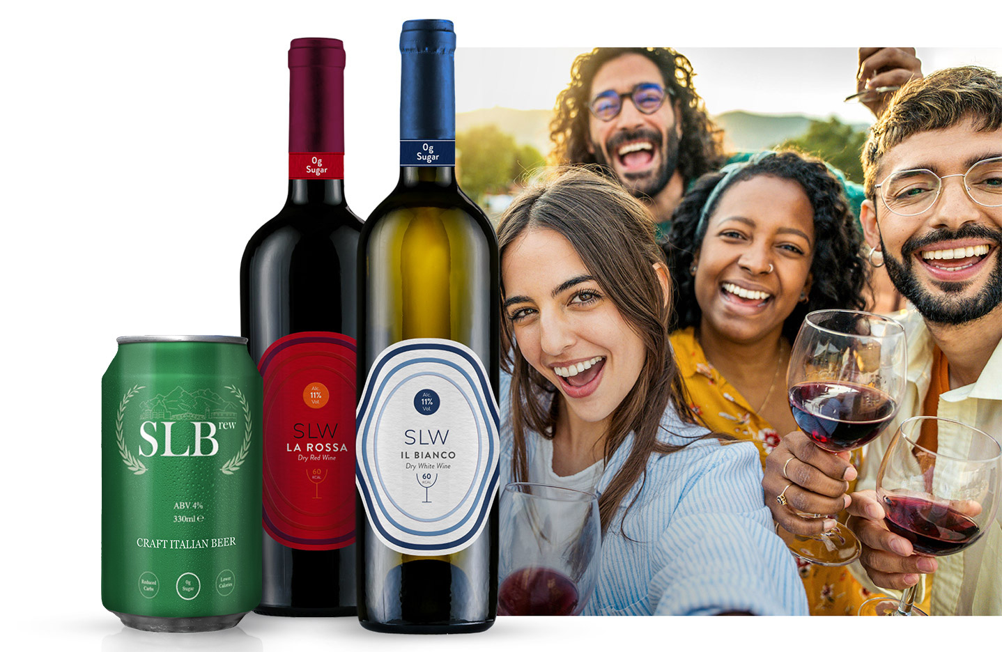 Slimline Wines First Order Discount Hero Image